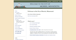 Desktop Screenshot of ci.morris.mn.us