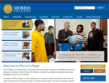 Tablet Screenshot of morris.edu