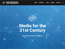 Tablet Screenshot of morris.com